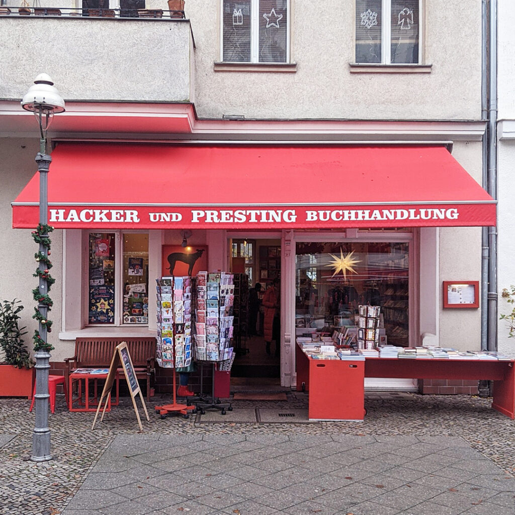 HACKER + PRESTING, Buchhandlung – WACKER UND FREUNDE